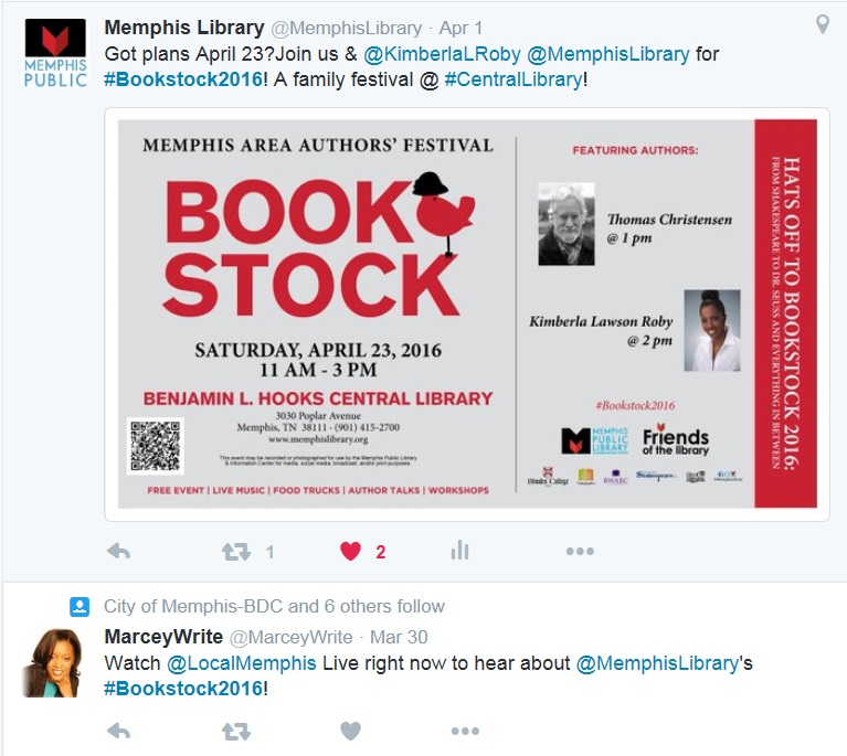 Twitter - April 1 - Bookstock2016